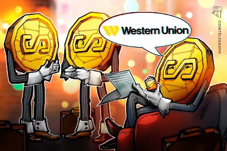
 Western Union протестирует переводы средств с помощью стейблкоинов		