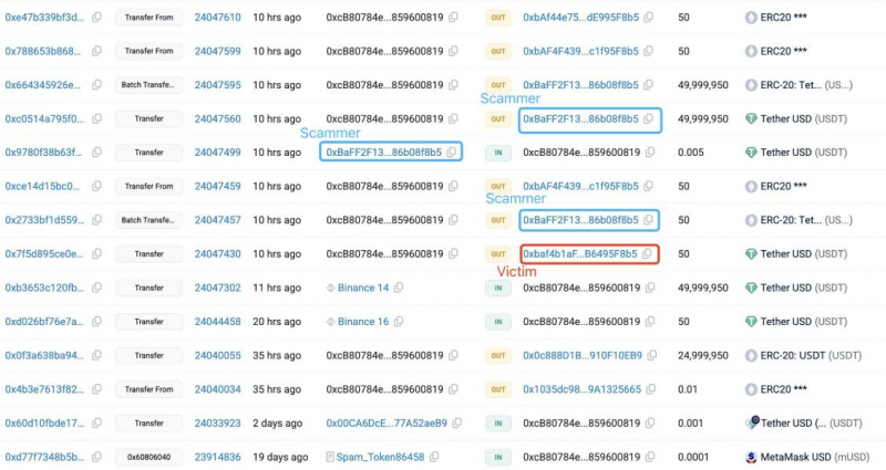 
 Лишившийся USDT на $50 млн трейдер объявил награду за возврат монет		