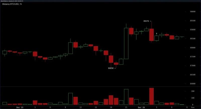 
 После попыток прорыва биткоин откатывается к прочной поддержке		