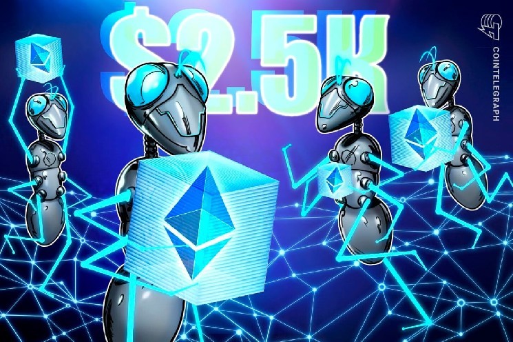 
 Мнение: Ethereum вернется к $2470-2630 при реализации разворотной модели		